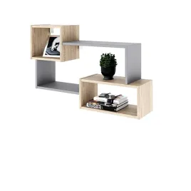 polka-dekoracyjna-szara-z-wstawka-sonoma-3-komory-na-ksiazki-i-ozdoby-lola