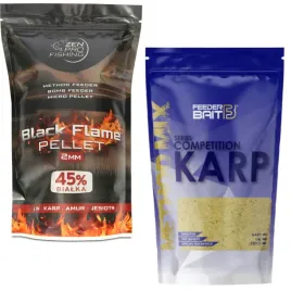 zestaw-zen-pro-fishing-black-flame-pellet-competition-karp-feeder-bait