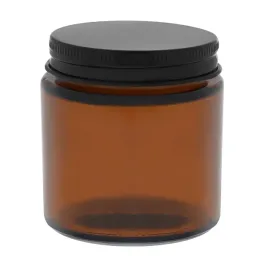 sloik-brazowy-do-swiec-120-ml-z-czarna-metalowa-nakretka