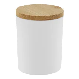 sloik-do-swiec-bialy-mat-200-ml-z-bambusowa-pokrywka-90-sztuk