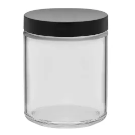 sloik-przezroczysty-do-swiec-250-ml-z-czarna-plastikowa-nakretka