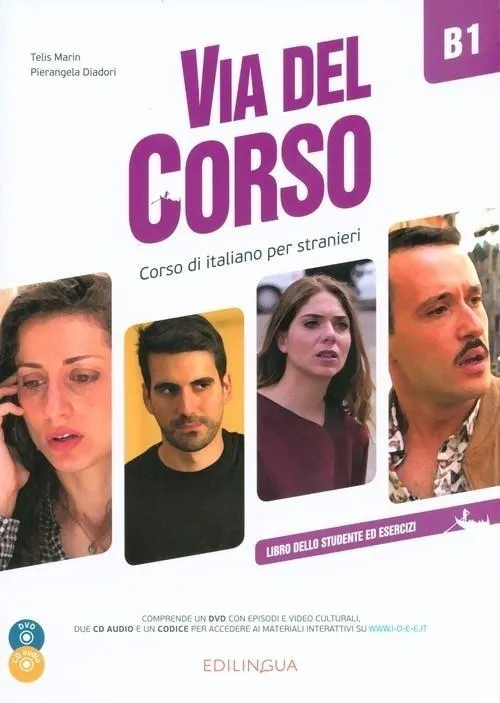 via-del-corso-b1-podrecznik-2cd-dvd-edilingua