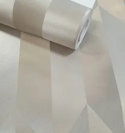 tapeta-winylowa-na-flizelinie-wzor-geometryczny-efekt-3d-polysk-bezowa