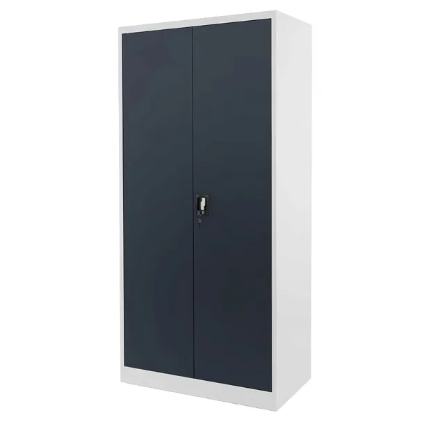 Szafa Metalowa Warsztatowa Do Garażu WERKBERG 90x40x185 cm Regulowane Nóżki