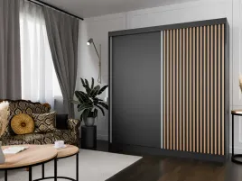 szafa-przesuwna-lamelo-szerokosc-200-cm-czarna-lamele-dab-wotan-dwudrzwiowa