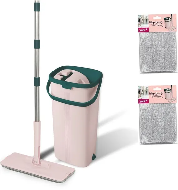 YORK Mop Dwukomorowy Handy RÓŻOWY