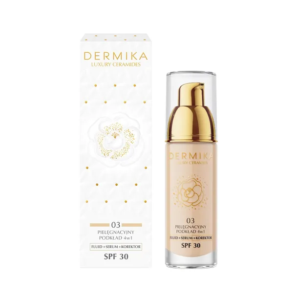 DERMIKA Luxury Ceramides podkład 4w1 odcień 03