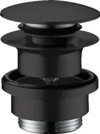 hansgrohe-korek-push-open-czarny-mat-do-umywalek-i-bidetow-50100670
