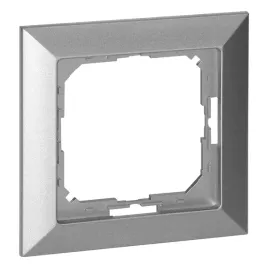 ramka-gniazdka-pojedyncza-kontaktu-seria-pearl-srebrna