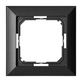 ramka-pojedyncza-gniazdka-kontaktu-seria-pearl-czarna-modulowa