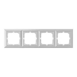 ramka-poczworna-do-gniazdek-kontaktow-wlacznikow-seria-pearl-srebrna