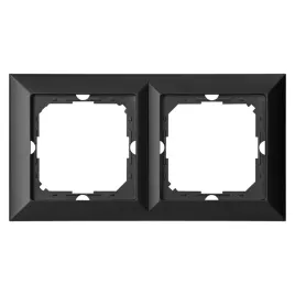 podwojna-ramka-gniazdka-seria-pearl-czarna-modulowa-zatrzask
