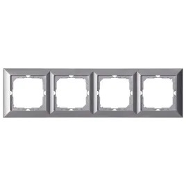 ramka-poczworna-do-gniazdek-kontaktow-wlacznikow-seria-pearl-antracytowa