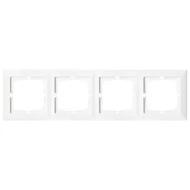 ramka-poczworna-do-gniazdek-wlacznikow-seria-pearl-biala-modulowa-zatrzask
