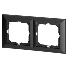 podwojna-ramka-gniazdka-seria-pearl-czarna-modulowa-zatrzask