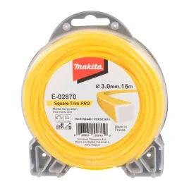 zylka-tnaca-nylonowa-3mm-x-15m-makita-e-02870-pro-kwadratowa-2warstwy-zolta