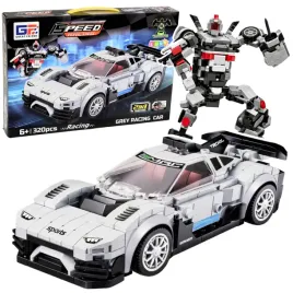 klocki-konstrukcyjne-samochod-wyscigowy-robot-2w1-bialy-320-el