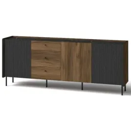 komoda-prestigo-p6-szerokosc-200-cm-szuflady-orzech-czarny-mat-san-seba
