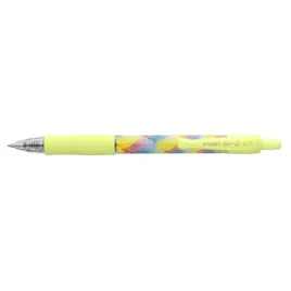 dlugopis-zelowy-zolty-pilot-g2-flow-czarny-tusz
