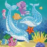 mozaika-brokatowa-delfiny-funandjoy-stan-nowy