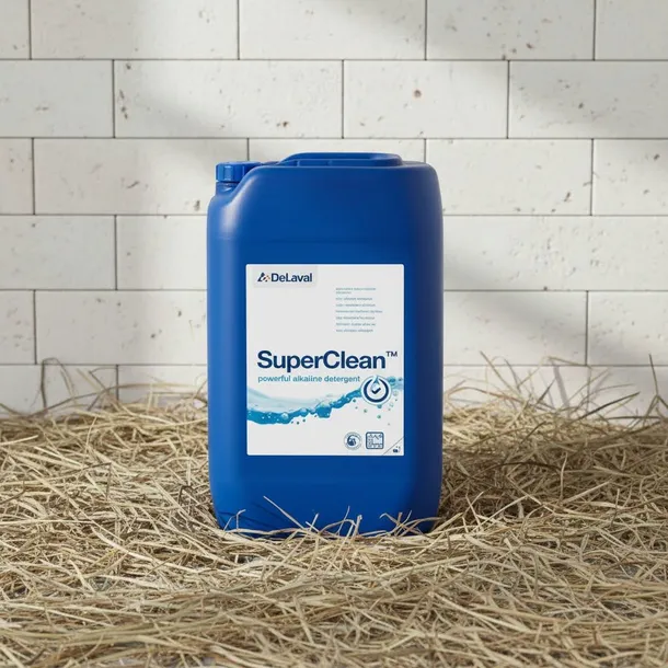 Super Clean 25L Profesjonalny zasadowy płyn do mycia instalacji udojowych