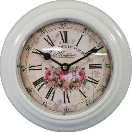 zegar-scienny-prowansalski-w-kwiaty-roze-21-cm