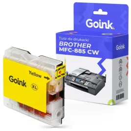 tusz-do-brother-mfc-885-cw-yellow-lc1000-y