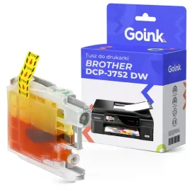 tusz-do-brother-dcp-j752-dw-yellow-lc123y