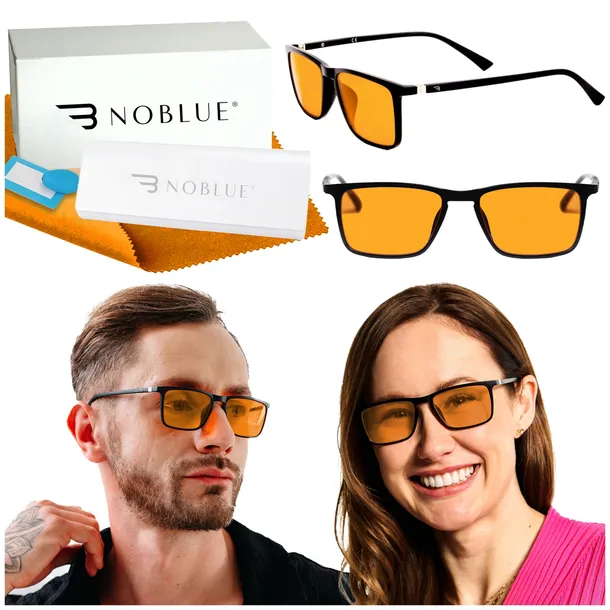 Okulary Blokujące Niebieskie Światło Classic Orange NoBlue
