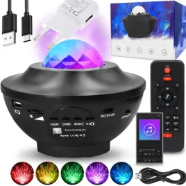 nowoczesny-projektor-gwiazd-bluetooth-pilot-lampka