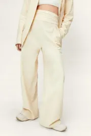 zolte-spodnie-materialowe-nasty-gal-xs