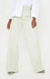 zielone-spodnie-materialowe-prettylittlething-xs