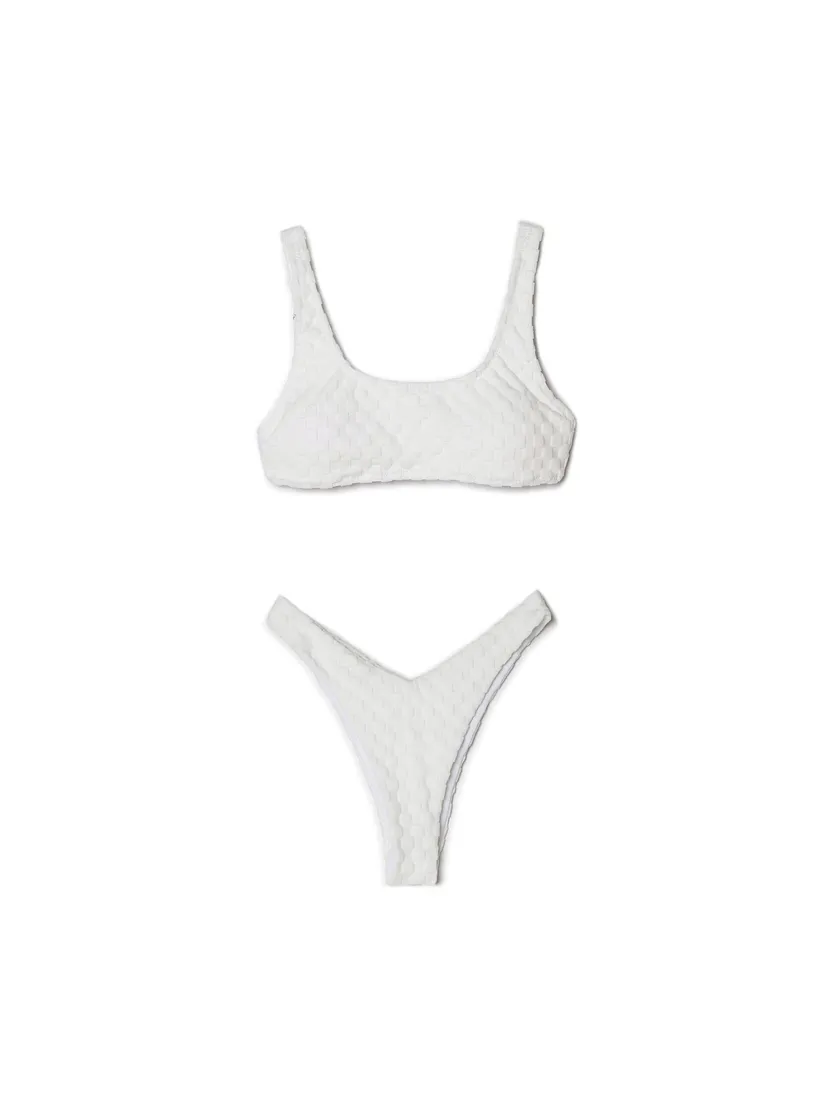 bialy-zestaw-bikini-cropp-l-stan-nowy