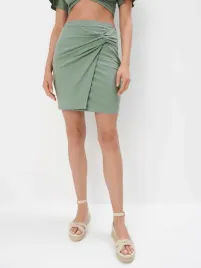 zielona-mini-spodniczka-mohito-xs
