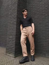 brazowe-spodnie-ze-sznurkiem-reserved-xl