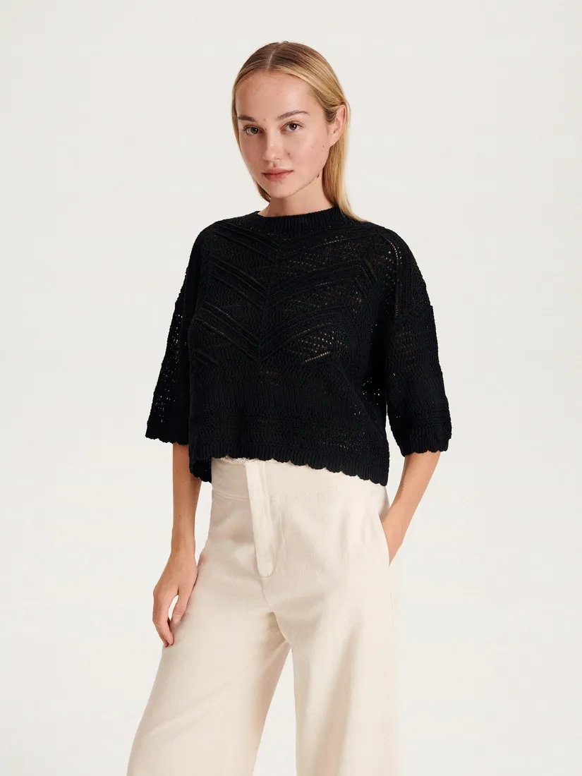 czarny-sweter-azurowy-reserved-m