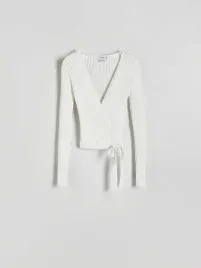 bialy-sweter-z-wiazaniem-reserved-s