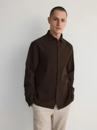 brazowa-koszula-boxy-z-domieszka-lnu-reserved-l