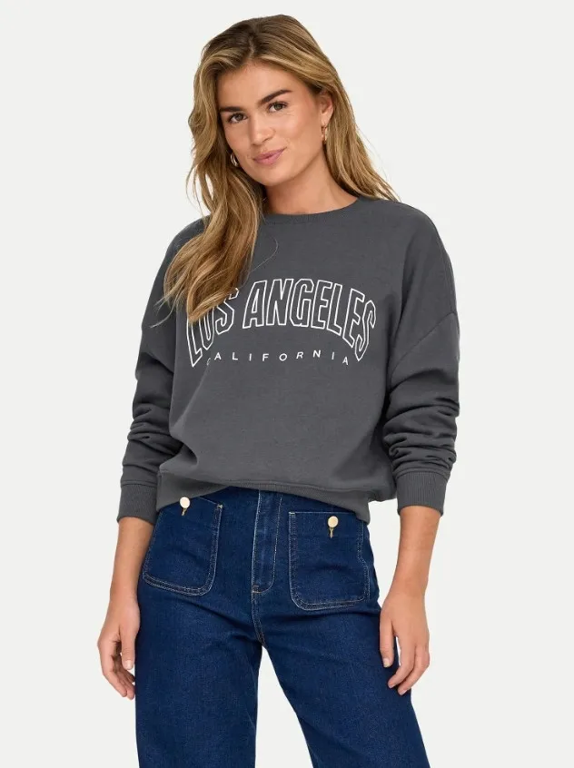 szara-bluza-onlsweat-only-xs