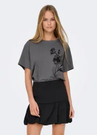 szary-t-shirt-onlkrista-only-s