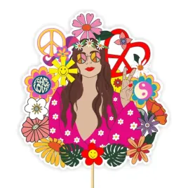 topper-papierowy-hippisowska-wolnosc-20-cm