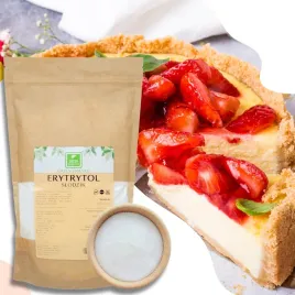Zdjęcie produktu ERYTRYTOL erytrol naturalny słodzik zamiennik cukru 500 g