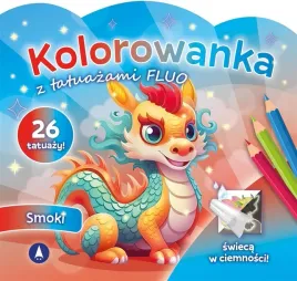 kolorowanka-z-tatuazami-fluo-smoki-praca-zbiorowa