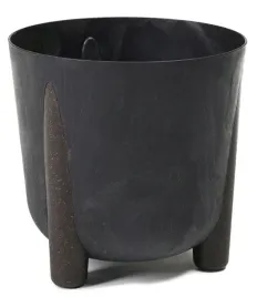 doniczka-okragla-frida-210-eco-recycled-czarny-beton