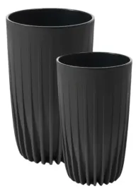 doniczka-oslonka-mira-250mm-wysoka-eco-recycled-czarny-lamela