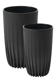 doniczka-oslonka-mira-wysoka-eco-recycled-czarny-lamela-300mm