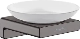 hansgrohe-addstoris-mydelniczka-czarny-chrom-szczotkowany-41746340