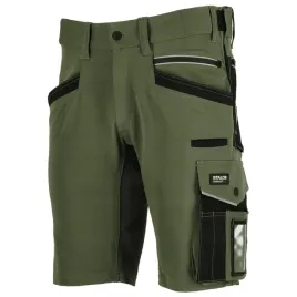 stalco-krotkie-spodenki-oliwkowe-stretch-line-xxl