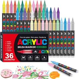 36-kolorowych-pisakow-akrylowych-do-kamieni-drewna-szkla-diy-mazaki