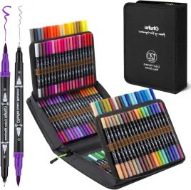 markery-wielokolorowe-na-bazie-wody-120-kolorow-dwustronne-etui-ohuhu